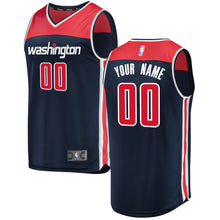 Load image into Gallery viewer, 00 - Men's Fanatics Branded Navy Washington Wizards Fast Break Custom Replica Jersey - Statement Edition- Navy