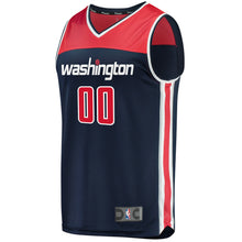 Load image into Gallery viewer, 00 - Men's Fanatics Branded Navy Washington Wizards Fast Break Custom Replica Jersey - Statement Edition- Navy