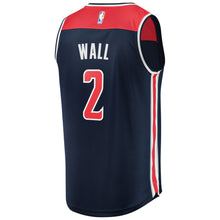 Load image into Gallery viewer, 02 - Men's Fanatics Branded John Wall Navy Washington Wizards Fast Break Replica Jersey - Statement Edition - Navy