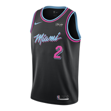 Load image into Gallery viewer, 02- Wayne Ellington Nike Miami Heat Vice Nights Swingman Jersey - Black