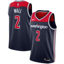 Load image into Gallery viewer, 02 - Men's Nike John Wall Navy Washington Wizards Swingman Jersey - Statement Edition- Navy