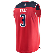 Load image into Gallery viewer, 03- Men's Fanatics Branded Bradley Beal Red Washington Wizards Fast Break Replica Jersey - Icon Edition-Red