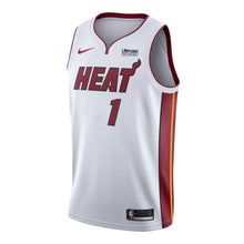 Load image into Gallery viewer, 01 - Chris Bosh Nike Miami Heat Association White Swingman Jersey - White