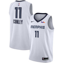 Load image into Gallery viewer, 11 - Men's Nike Mike Conley Memphis Grizzlies Swingman Sponsor Patch Jersey - Association Edition - White