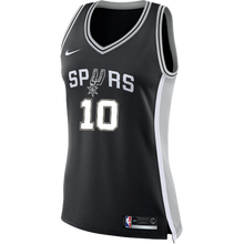 Load image into Gallery viewer, 10 - Derozan San Antonio Spurs Women's Nike Custom Personalized Icon Swingman Jersey - Black