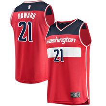 Load image into Gallery viewer, 21 - Youth Fanatics Branded Dwight Howard Red Washington Wizards Fast Break Replica Jersey - Icon Edition- Red