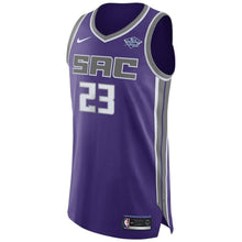 Load image into Gallery viewer, 23 - Men's Nike Ben McLemore Purple Sacramento Kings Authentic Sponsor Patch Jersey – Icon Edition