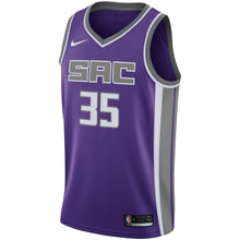 Load image into Gallery viewer, 35 - Men's Nike Marvin Bagley III Purple Sacramento Kings Swingman Jersey