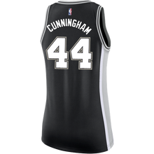Load image into Gallery viewer, 44 - Cunningham San Antonio Spurs Women's Nike Custom Personalized Icon Swingman Jersey - Black