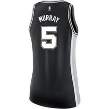 Load image into Gallery viewer, 5 - Murray San Antonio Spurs Women's Nike Custom Personalized Icon Swingman Jersey - Black