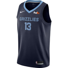 Load image into Gallery viewer, 13 - Men's Nike Jaren Jackson Jr. Memphis Grizzlies Swingman Sponsor Patch Jersey – Icon Edition - Navy