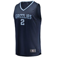 Load image into Gallery viewer, 2 - Men's Fanatics Branded Delon Wright Memphis Grizzlies Fast Break Jersey – Icon Edition - Navy