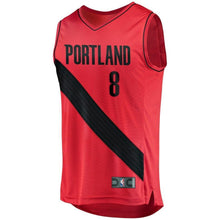 Load image into Gallery viewer, 8 - Al-Farouq Aminu Red Portland Trail Blazers Fast Break Player Jersey - Statement Edition - Red