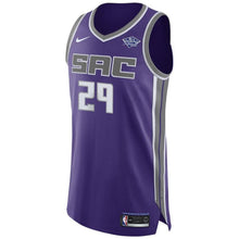 Load image into Gallery viewer, 29 - Men's Nike JaKarr Sampson Purple Sacramento Kings Authentic Sponsor Patch Jersey – Icon Edition