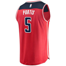 Load image into Gallery viewer, 05 - Men's Fanatics Branded Bobby Portis Red Washington Wizards Fast Break Replica Jersey – Icon Edition - Red