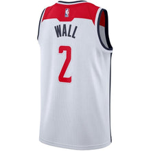 Load image into Gallery viewer, 02- Men's Nike John Wall White Washington Wizards Swingman Sponsor Patch Jersey - Association Edition -White