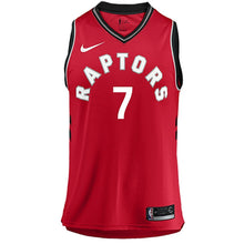 Load image into Gallery viewer, 07 - Raptors Ladies Swingman Icon Jersey - Lowry - Red