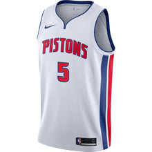 Load image into Gallery viewer, 5 - Detroit Pistons Men's Nike Home Swingman Jersey - White