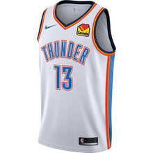 Load image into Gallery viewer, 13 - Oklahoma City Thunder Nike George Association Swingman Jersey - White
