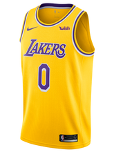 Load image into Gallery viewer, 0 - Los Angeles Lakers Kyle Kuzma 2018-19 Icon Edition Swingman Jersey - Gold