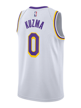 Load image into Gallery viewer, 0 - Los Angeles Lakers Kyle Kuzma 2018-19 Association Edition Swingman Jersey - White