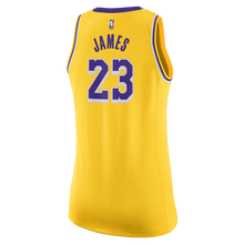 Load image into Gallery viewer, 23 - Los Angeles Lakers Women's LeBron James 2018-19 Icon Edition Swingman Jersey - Gold