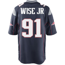 Load image into Gallery viewer, Nike Deatrich Wise Jr. #91 Game Jersey-Navy