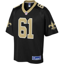 Load image into Gallery viewer, Men' NFL Pro Line Josh LeRibeus Black New Orleans Saints Team Color Player Jersey