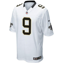 Load image into Gallery viewer, Youth New Orleans Saints Drew Brees Nike Black Team Color Game Jersey