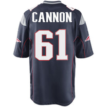 Load image into Gallery viewer, Nike Marcus Cannon #61 Game Jersey-Navy