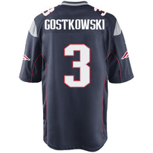 Load image into Gallery viewer, Nike Stephen Gostkowski #3 Game Jersey-Navy