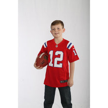 Load image into Gallery viewer, Youth Nike Tom Brady Throwback Jersey-Red