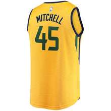 Load image into Gallery viewer, 45 - FastBreak Statement Replica Jersey - MensApparelJerseys - Utah Jazz - Mitchell Donovan - Gold