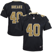 Load image into Gallery viewer, Youth Nike Delvin Breaux Black New Orleans Saints Game Jersey