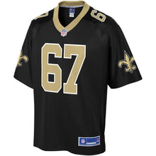 Load image into Gallery viewer, Men' NFL Pro Line Larry Warford Black New Orleans Saints Player Jersey