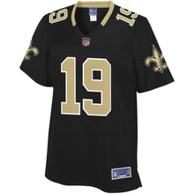 Load image into Gallery viewer, Women' NFL Pro Line Ted Ginn Jr Black New Orleans Saints Player Jersey
