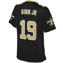Load image into Gallery viewer, Women' NFL Pro Line Ted Ginn Jr Black New Orleans Saints Player Jersey