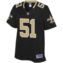 Load image into Gallery viewer, Women' NFL Pro Line Manti Te'o Black New Orleans Saints Team Color Player Jersey