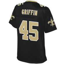 Load image into Gallery viewer, Women' NFL Pro Line Garrett Griffin Black New Orleans Saints Team Color Player Jersey