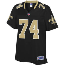 Load image into Gallery viewer, Women' NFL Pro Line Jermon Bushrod Black New Orleans Saints Player Jersey