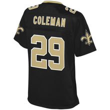 Load image into Gallery viewer, Women' NFL Pro Line Kurt Coleman Black New Orleans Saints Player Jersey