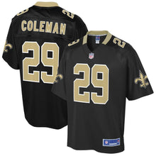 Load image into Gallery viewer, Men' NFL Pro Line Kurt Coleman Black New Orleans Saints Big &amp; Tall Player Jersey