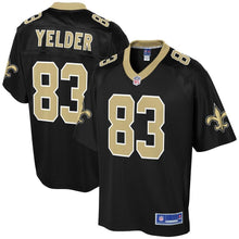 Load image into Gallery viewer, Men' NFL Pro Line Deon Yelder Black New Orleans Saints Player Jersey