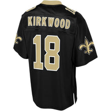 Load image into Gallery viewer, Men' NFL Pro Line Keith Kirkwood Black New Orleans Saints Big &amp; Tall Player Jersey