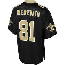 Load image into Gallery viewer, Men' NFL Pro Line Cameron Meredith Black New Orleans Saints Player Jersey
