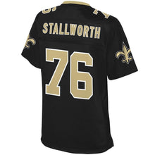 Load image into Gallery viewer, Women' NFL Pro Line Taylor Stallworth Black New Orleans Saints Player Jersey