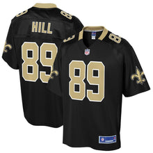 Load image into Gallery viewer, Men' NFL Pro Line Josh Hill Black New Orleans Saints Big &amp; Tall Player Jersey