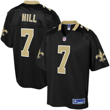 Load image into Gallery viewer, Men' NFL Pro Line Taysom Hill Black New Orleans Saints Big &amp; Tall Player Jersey