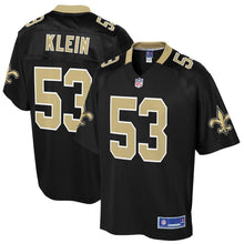 Load image into Gallery viewer, Men' NFL Pro Line A.J. Klein Black New Orleans Saints Big &amp; Tall Player Jersey