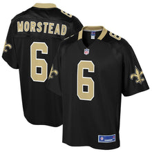 Load image into Gallery viewer, Men' NFL Pro Line Thomas Morestead Black New Orleans Saints Big &amp; Tall Player Jersey